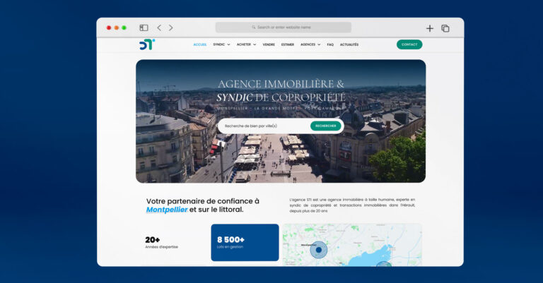 nouveau site sti immo